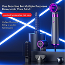 5in1 Multifunctional Hair Dryer Styling Tool, Detachable 5-in-1 Multi-Head Hot Air Comb Change Your Look Everydays