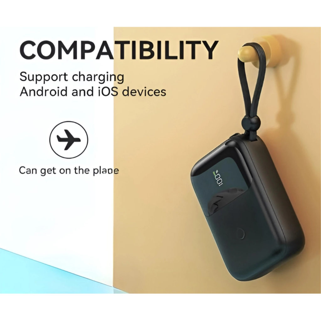 10000mAh Mini PowerBank with Dual Cables XUNDO XDCH 059