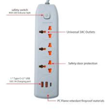 Extention Power Socket 7204u