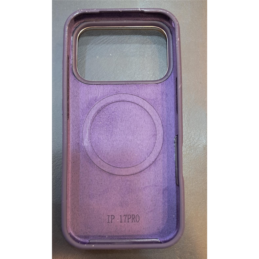 iPhone 17 Pro Max Silicone Magsafe Case Purple