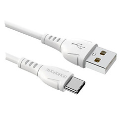 Borofone Usb Cable Bx51 Triumph, Type-c, 1.0 M., White