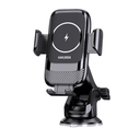 Kakusiga - Ksc-1183 Wireless Fast Charging 15w Car Holder (Center Console) Black