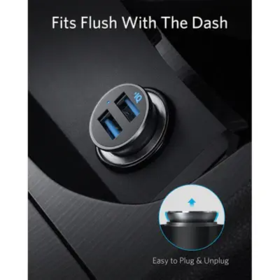 Anker Powerdrive 2 Alloy Metal Mini Car Charger