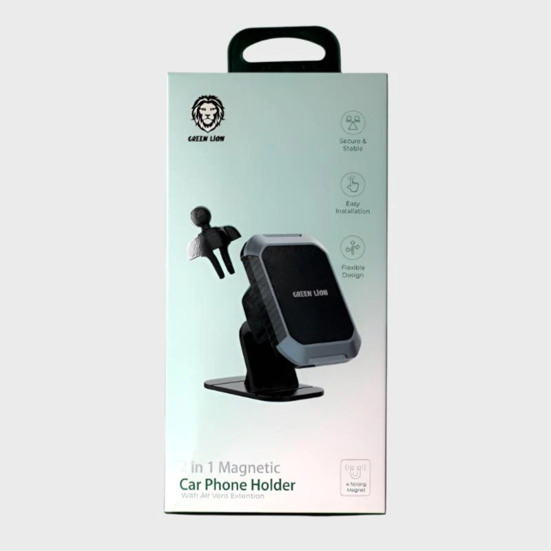 Green Lion 2 in 1 Car Phone Holder