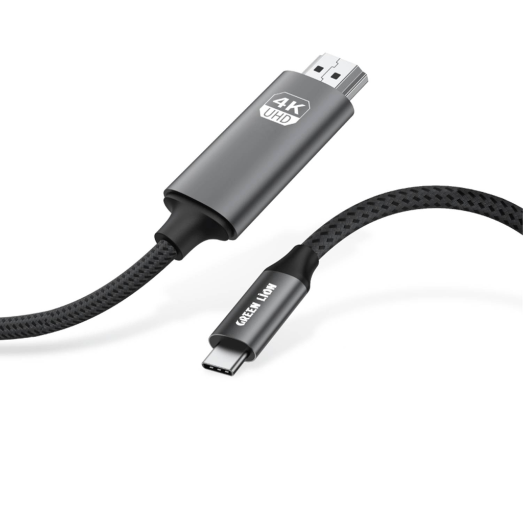 Green Lion USB-C to HDMI Cable 4K@30Hz Support 2 M Braided Cable