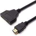 HDTV TO 2F HDTV Hub - HDMI Male to HDMI Female Dual Cable - 1 to 2 separate Dual HDMI Conversion Cable