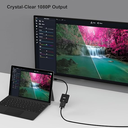 Mini DisplayPort to VGA Adapter, Mini DP Display Port to VGA (Thunderbolt Compatible) Male to Female Adapter for ThinkPad SurfacePro PC