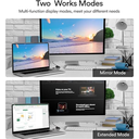 Adapter, DisplayPort (DP) to VGA Male to Female Converter (Black)