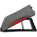 XTRIKE ME FN811 Laptop Cooling Pad Stand – 6 x RED Led Fans – 2 USB Ports – Support UP 17 Inch