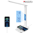 YESIDO Foldable Desk Lamp With LCD Function, 10W Wireless Charging - DS20