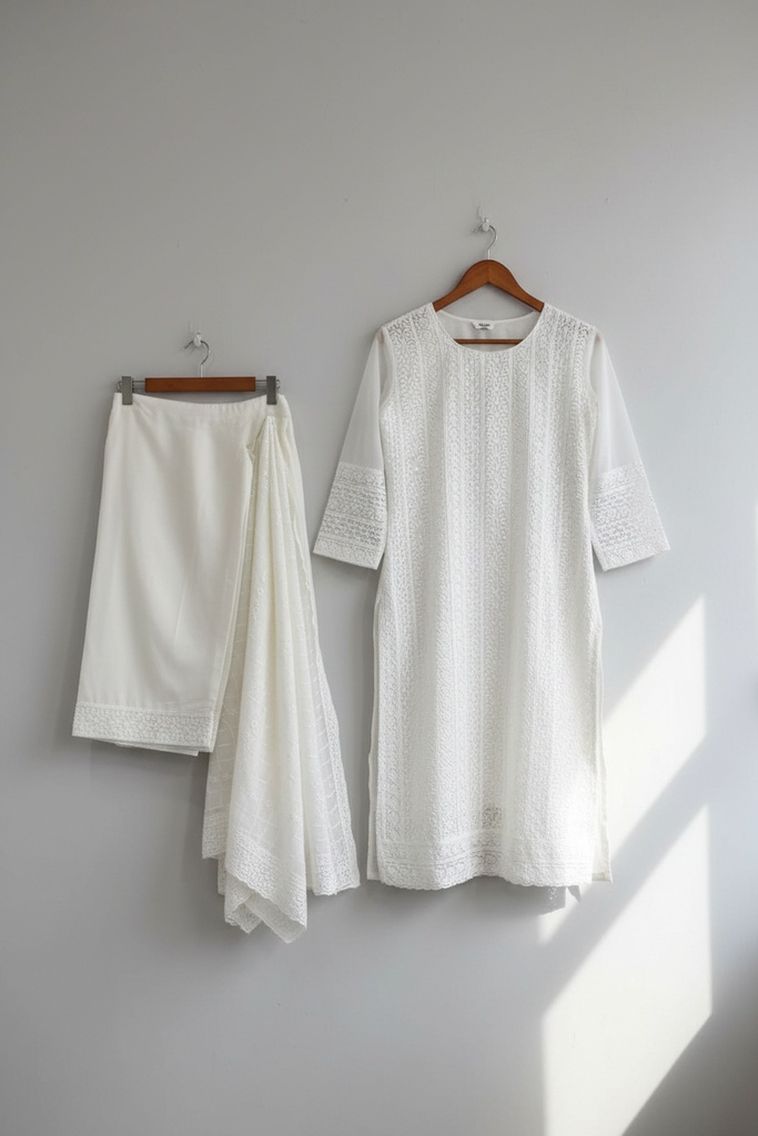 Lucknow work churidar set