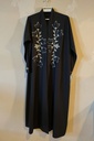 Abaya Vietnam harril with  Organza hand work  material