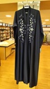 Abaya Vietnam harril with  Organza hand work  material