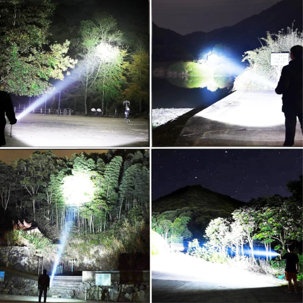 P90 Super Light Rechargeable Flashlight - Long Powerful LED Torch