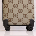 Premium brown Pattern Travel Trolley Set