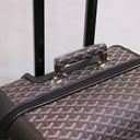 Premium black Pattern Travel Trolley Set
