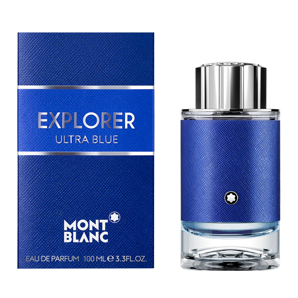 MONTBLANC EXPLORER ULTRA BLUE & EXPLORER BLACK EDP 100ML COMBO SET