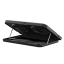 Porodo Gaming Crystal Shell Laptop Cooling Pad with Phone Holder-PDX121