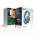 Green Lion SolarEcho ANC Solar Powered with Active Noise Cancelling Wireless Headphones Blue