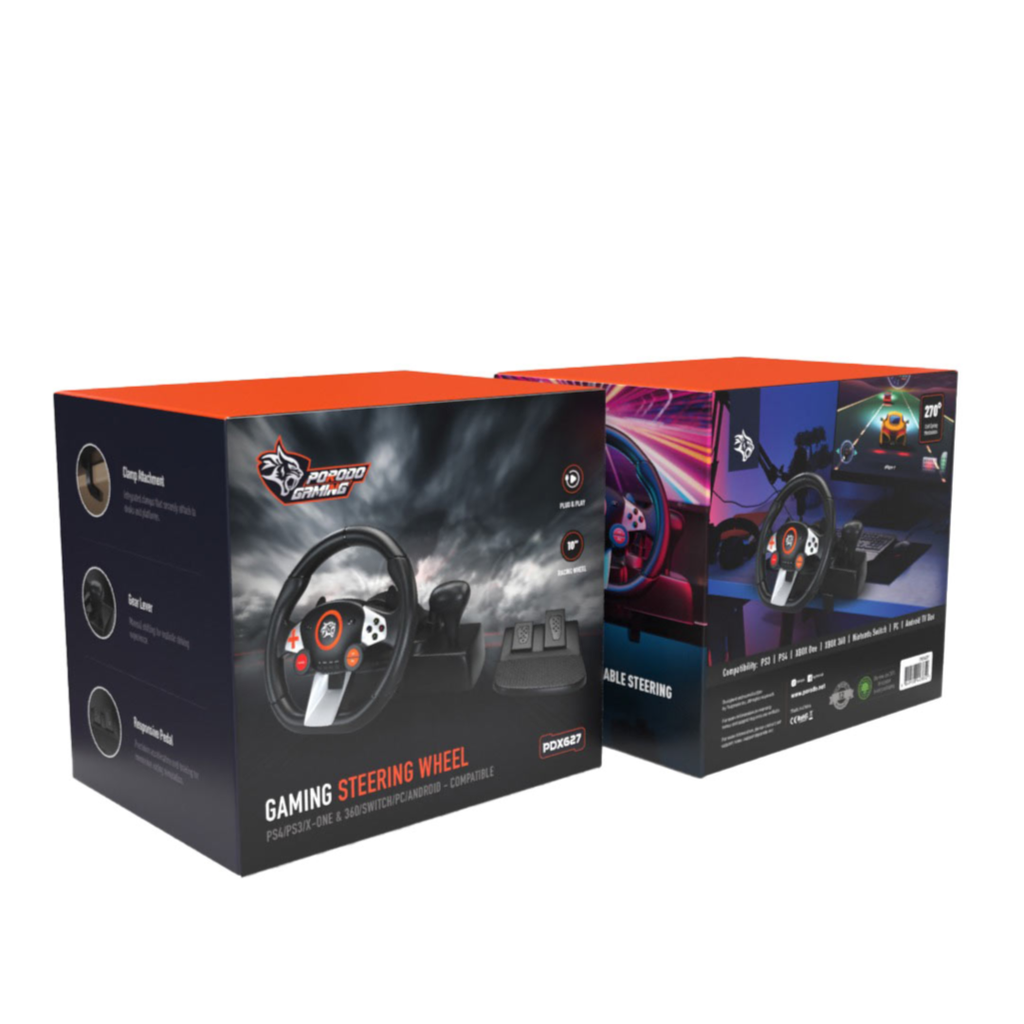Porodo Gaming Steering Wheel Pdx627