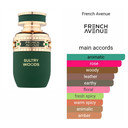 French avenue sultry woods edp 80 ml for men and women