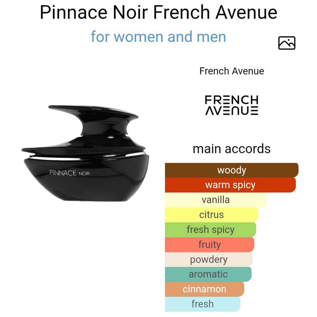 French avenue pinnace noir edp 100 ml for men and women