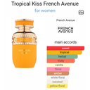 French avenue tropical kiss edp 80 ml for men and women