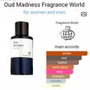 Fragrance world oud madness edp 60 ml for men and women