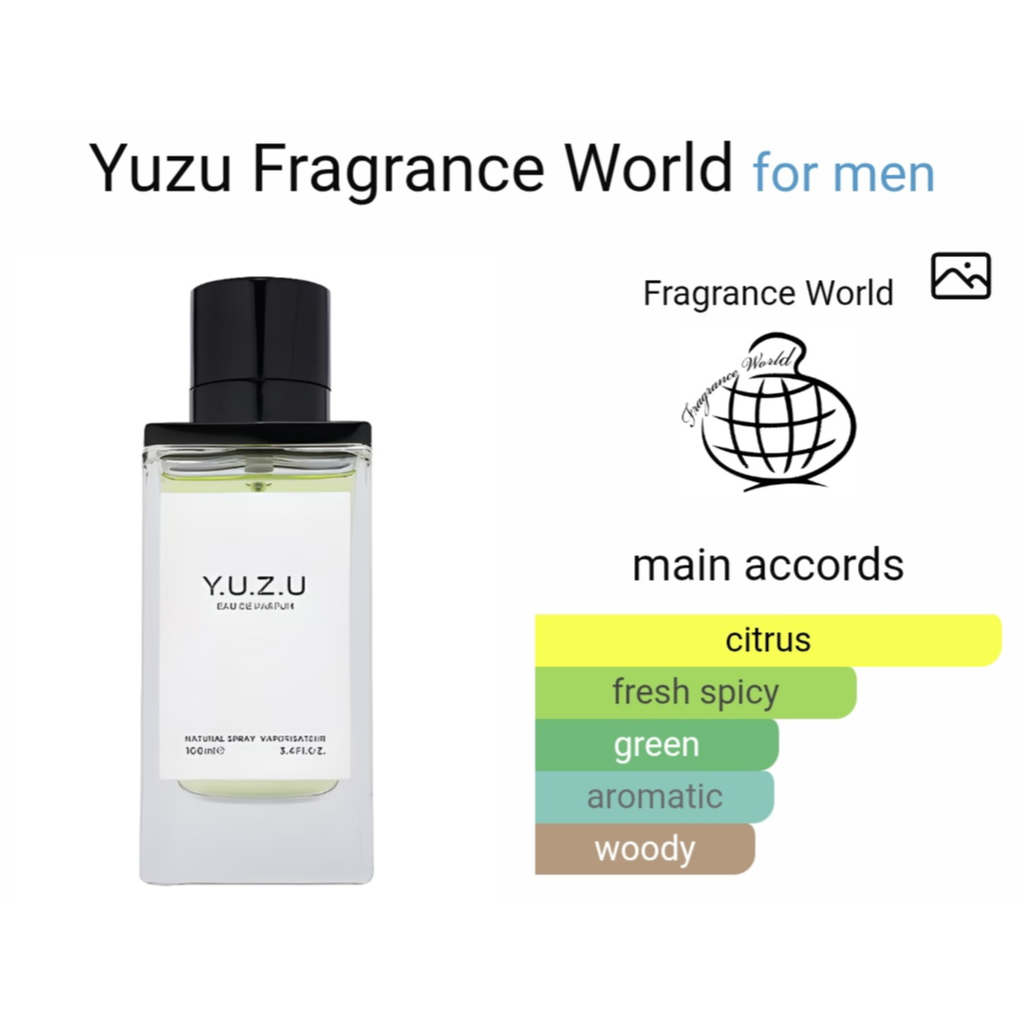 Fragrance world yuzu edp 100 ml for men
