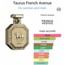 French avenue genesis taurus edp 100 ml for men and women