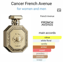 French avenue cancer edp 100 ml for men and women