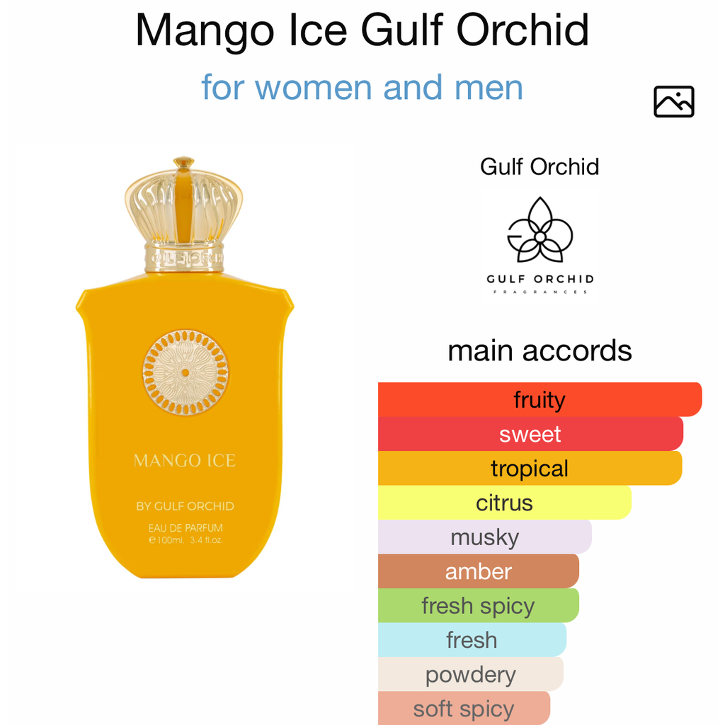 Gulf Orchid Mango Ice Edp 100 Ml for Men And Women