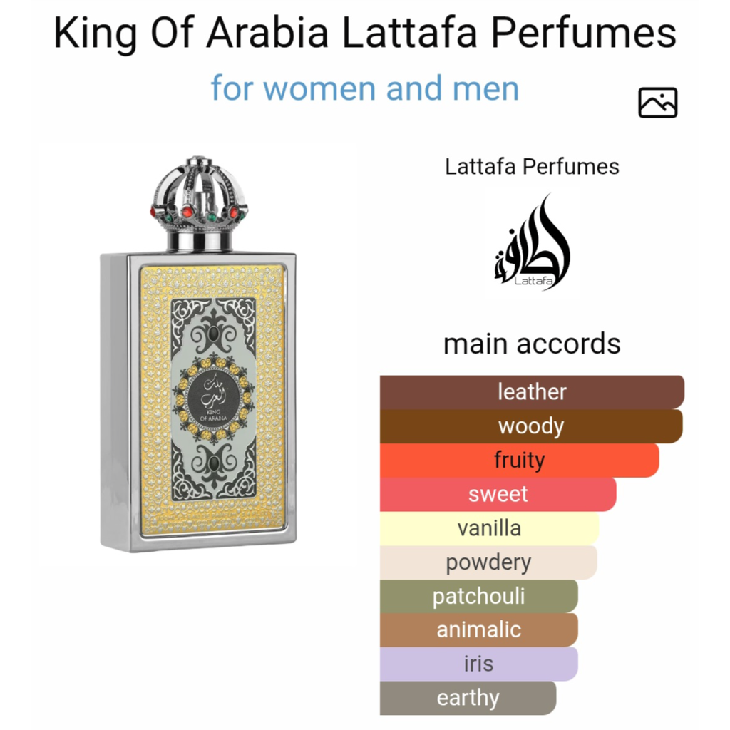 Lattafa pride king of arabia edp 100 ml for men and women