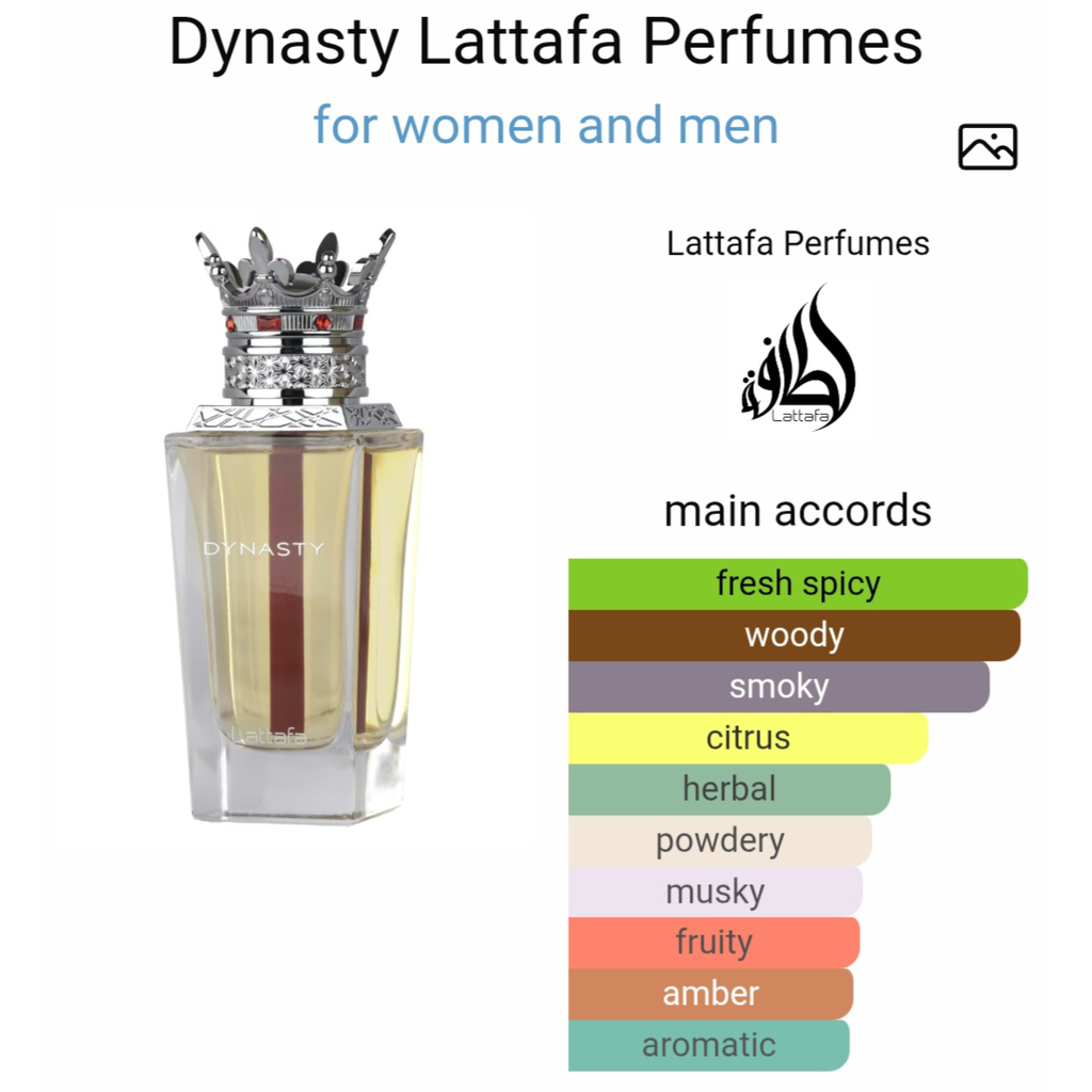 Lattafa dynasty edp 100 ml for men and women