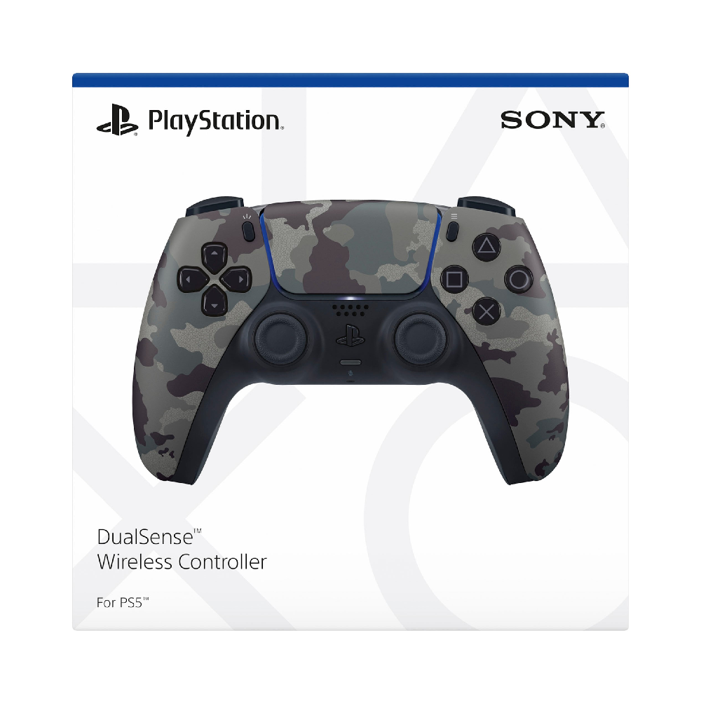 Sony PS5 DualSense Controller - Grey Camouflage
