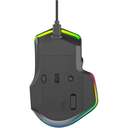 Porodo Gaming 9D Wired Mouse DPI 12800 with 13 Modes RGB Light - Black