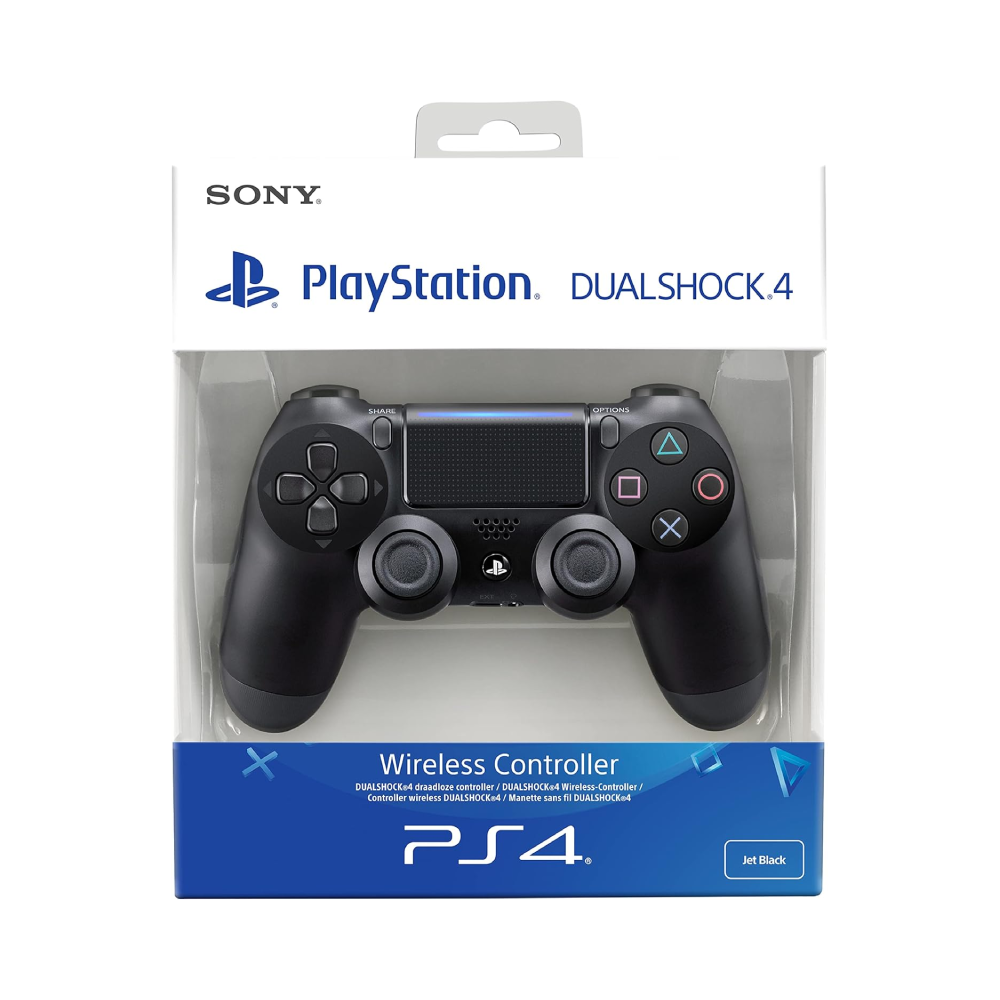 PS4 Dualshock Wireless Controller For Playstation 4 - Jet Black