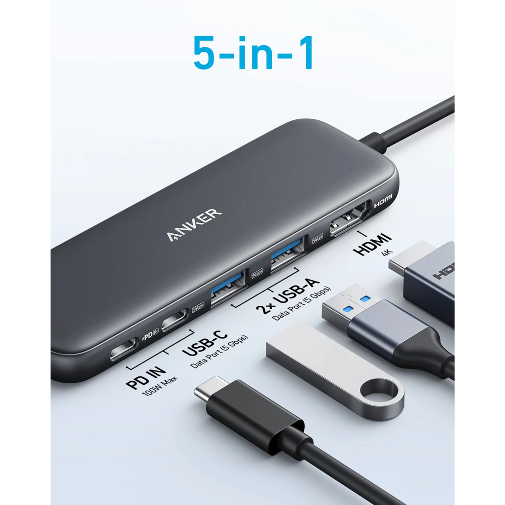 Anker A8355H11 332 5-In-1 Multi-Port Station