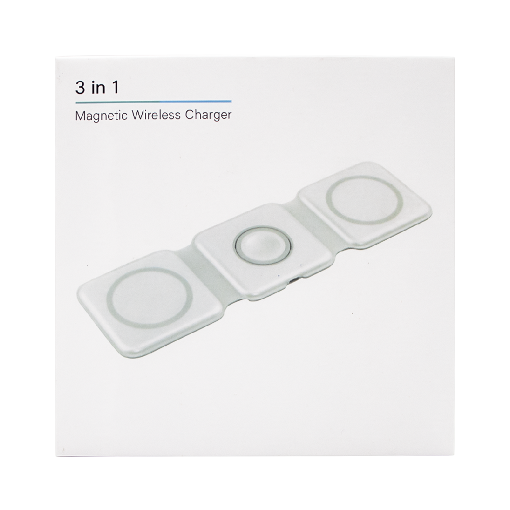 Foldable 3 In 1 Magnetic Wireless Fast Charger
