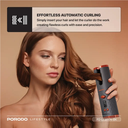 Porodo Lifestyle Automatic Hair Curler - Black