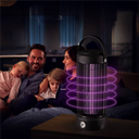 Porodo Portable Mosquito Zapper with UV LED Lamp Insect Killer (LFS135) Black