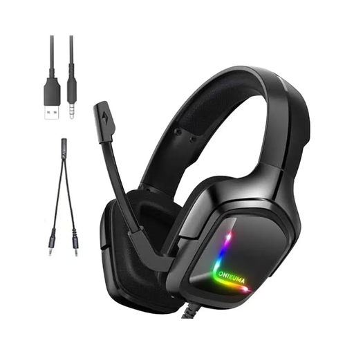 Onikuma Gaming Headset K20 Black