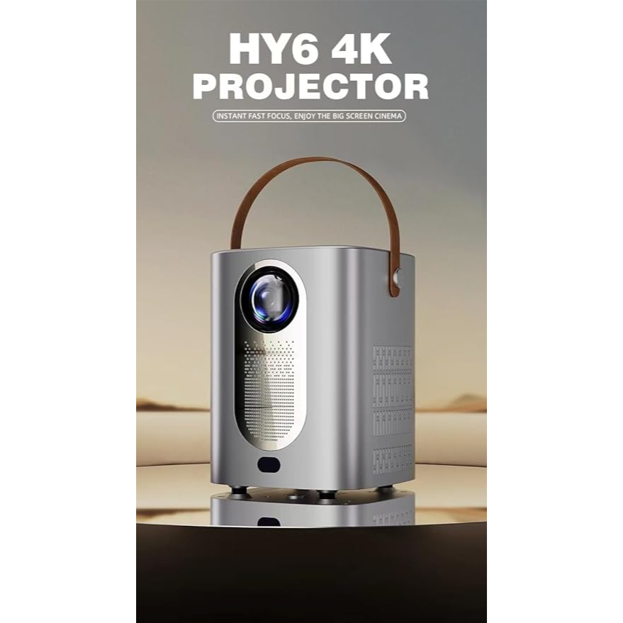HY6 4K Smart DLP Android 9 Mini Video Projector