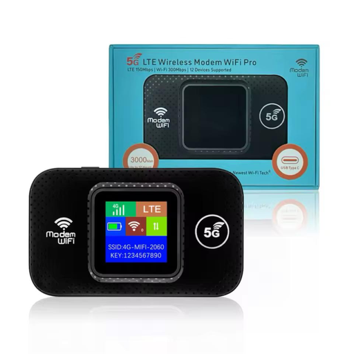 5G LTE Wireless Modem WiFi Router 300Mbps 12 Devices Supported