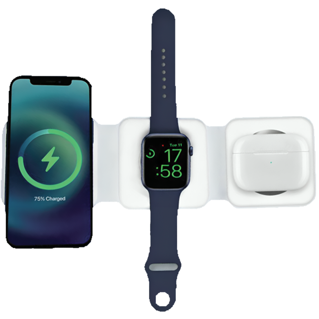 Foldable 3 In 1 Magnetic Wireless Fast Charger