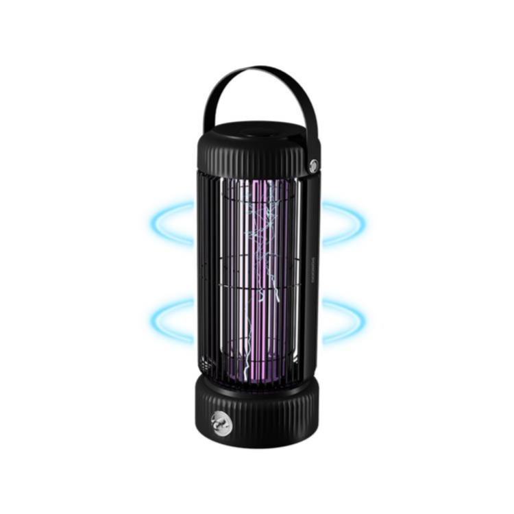 Porodo Portable Mosquito Zapper with UV LED Lamp Insect Killer (LFS135) Black