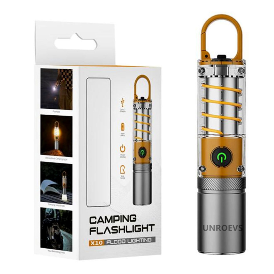 Camping Flashlight X10 Flood Lighting