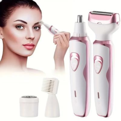 Daling DL-6043 Rechargeable Grooming Kit 4in1 for easy hair removal