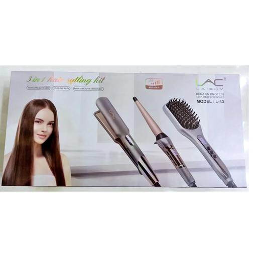Lac Laichy Keratin Protein 3 In 1 Hair Styling Kit L-43