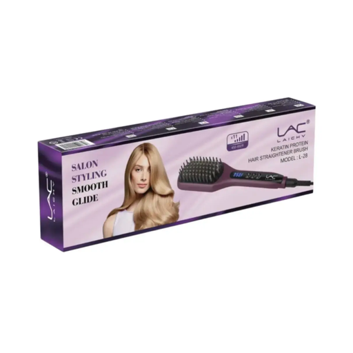 Lac Keratin Protein Hair Straightener Brush L -28